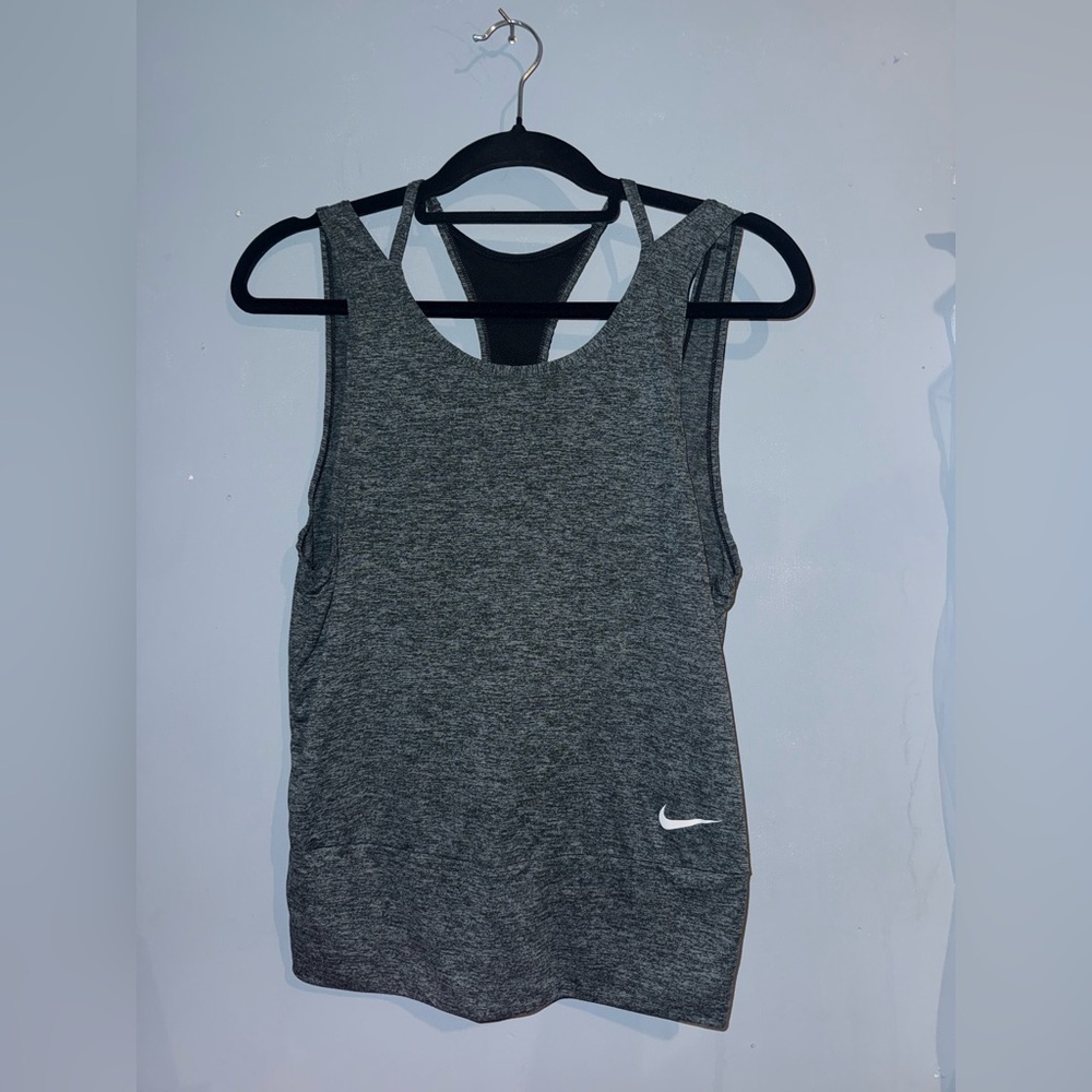 Nike Women's Dri-Fit Charcoal Tank Top